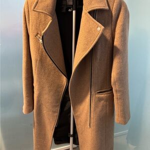 Avec Les Filles Camel Trench Coat